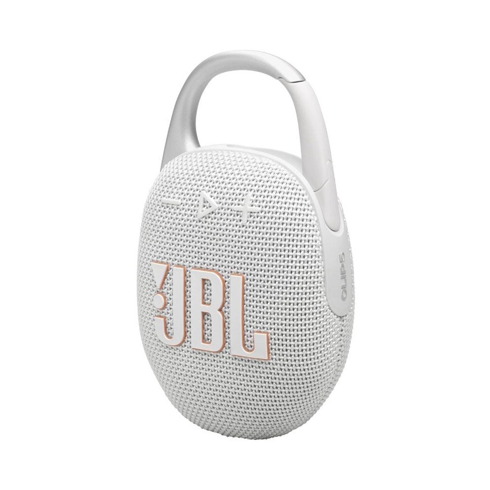 Altavoz con Bluetooth JBL Clip 5/ 7W/ 1.0/ Blanco