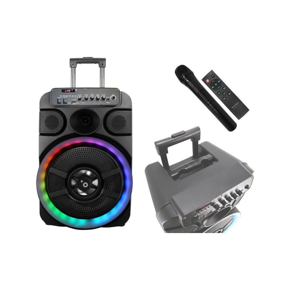 Altavoz Portable con Bluetooth Sunstech Muscles 12/ 40W/ 1.0