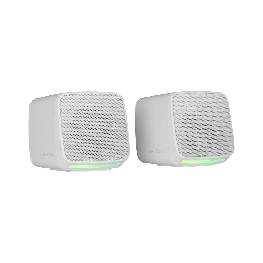 Altavoces Mars Gaming MS-PRO/ 10W/ 1.0/ Blancos