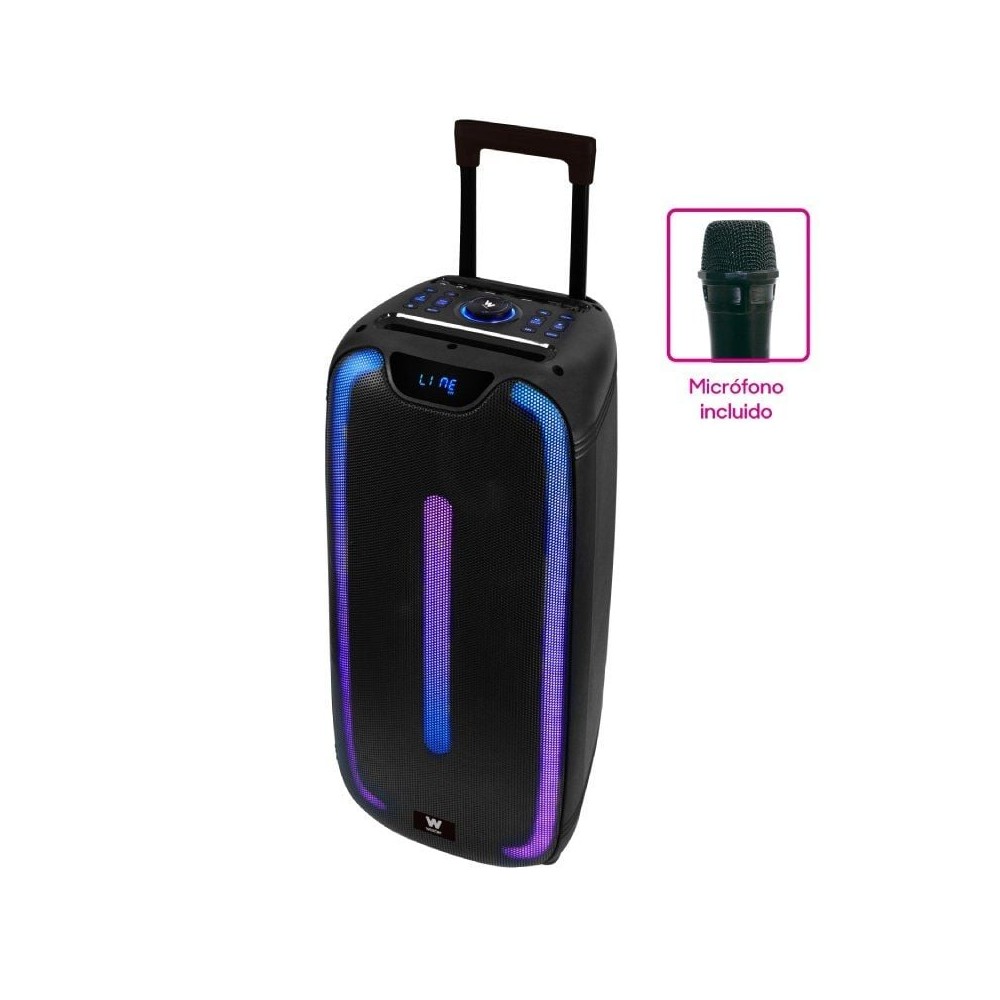 Altavoz Portable con Bluetooth Woxter Rock'n'Roller ST/ 100W