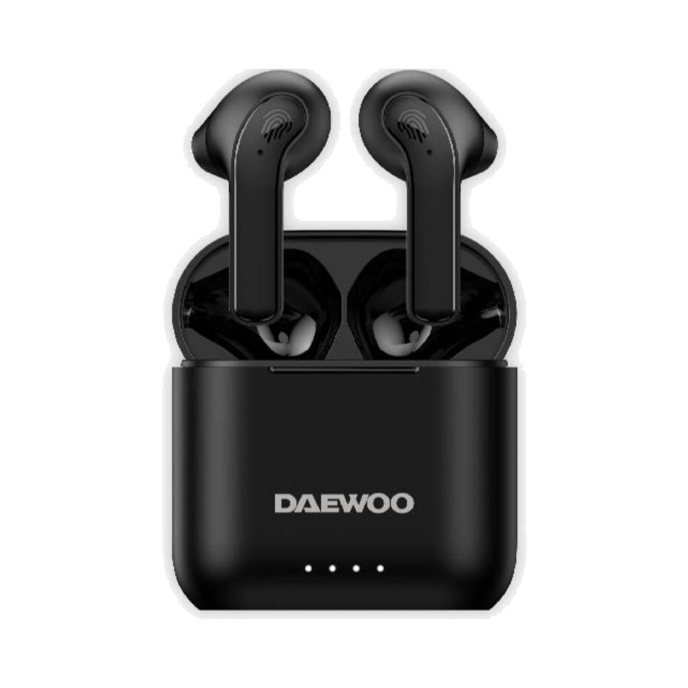 Auriculares Bluetooth Daewoo DW2020 con estuche de carga/ Autonomía 5h/ Negros