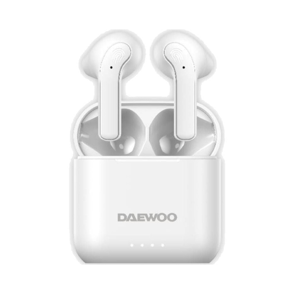 Auriculares Bluetooth Daewoo DW2021 con estuche de carga/ Autonomía 5h/ Blancos