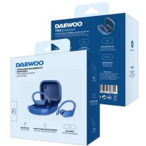 Auriculares Deportivos Bluetooth Daewoo DW2024 con estuche de carga/ Autonomía 5h/ Azules