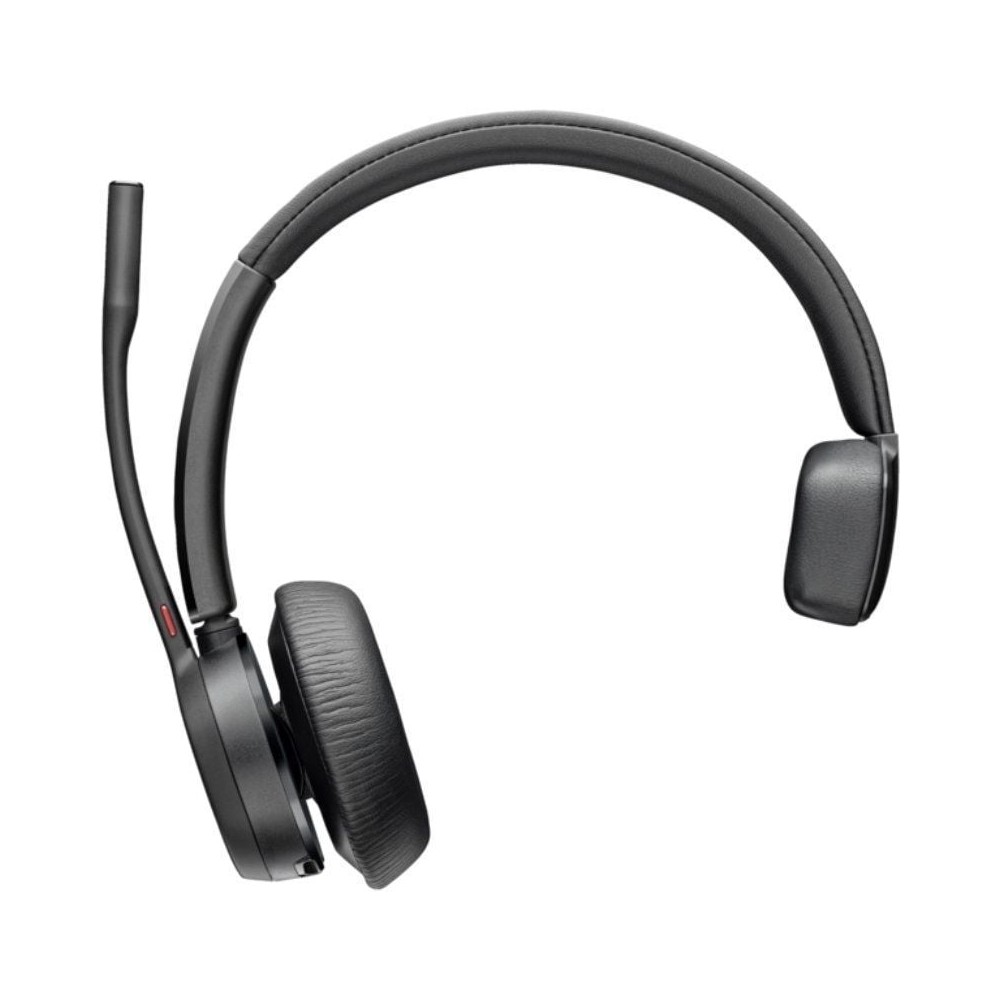 Auricular Inalámbrico Poly Voyager 4310 para Microsoft Teams + Adaptador BT700 + Base de Carga/ con Micrófono/ Bluetooth/ Negro