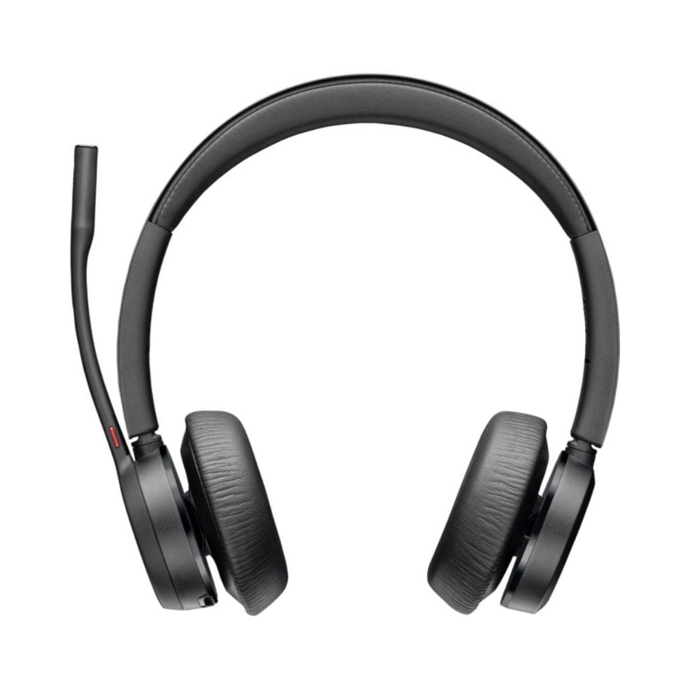Auriculares Inalámbricos Poly Voyager 4320 para Microsoft Teams + Adaptador BT700/ con Micrófono/ Bluetooth/ Negros