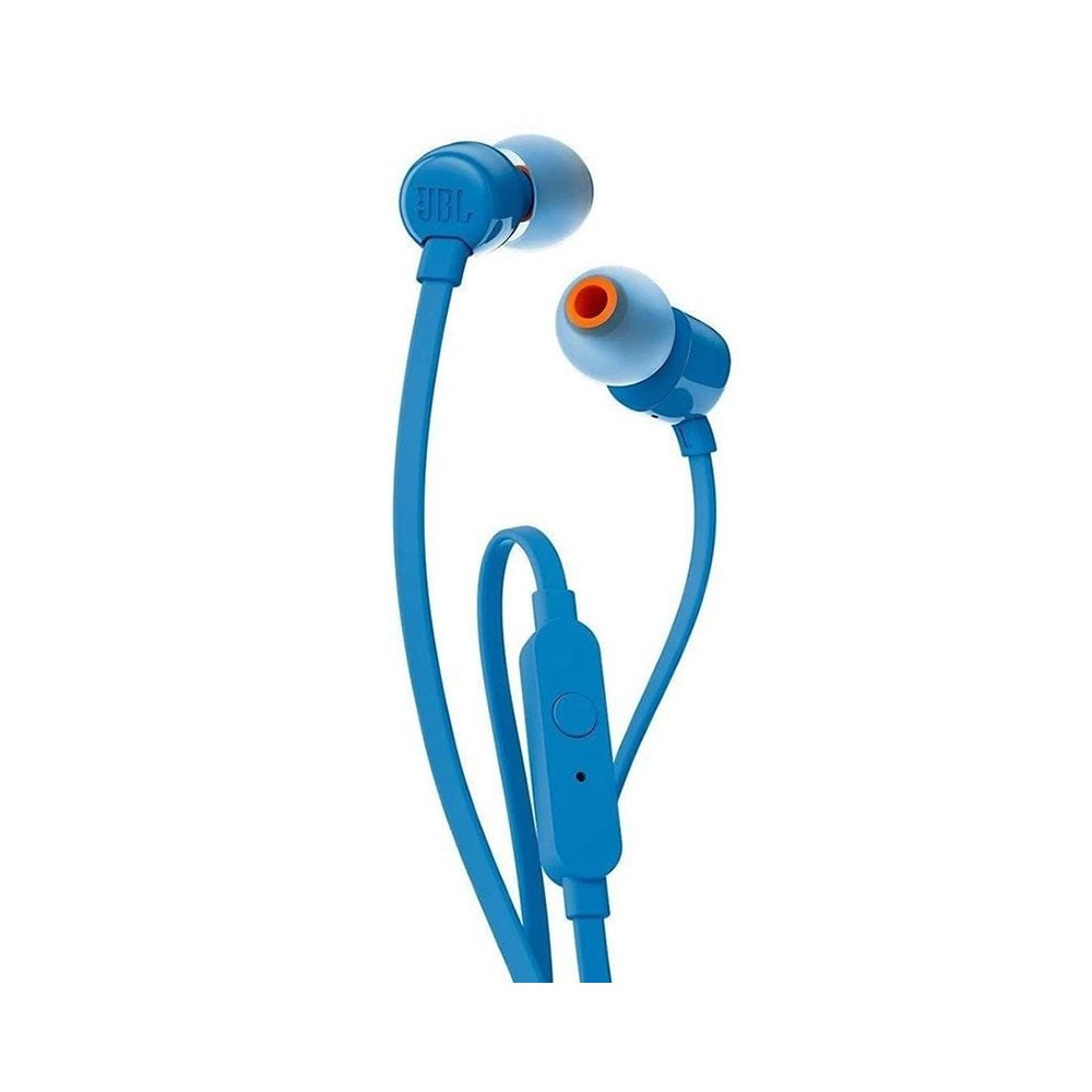 Auriculares Intrauditivos JBL Tune 110/ con Micrófono/ Jack 3.5/ Azules