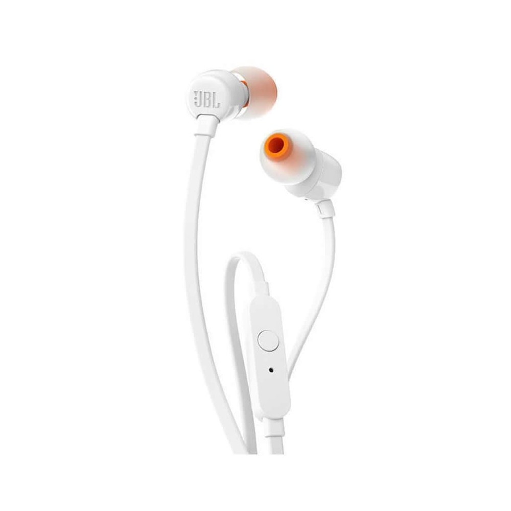 Auriculares Intrauditivos JBL Tune 110/ con Micrófono/ Jack 3.5/ Blancos