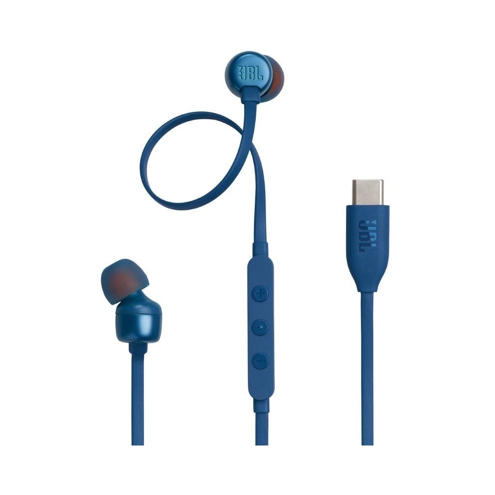 Auriculares Intrauditivos JBL Tune 310C/ con Micrófono/ Azules