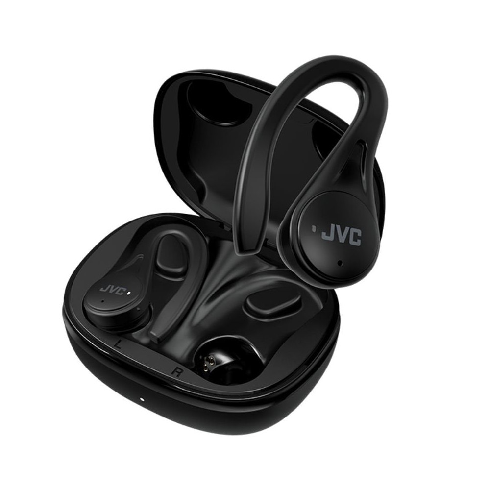 Auriculares Bluetooth JVC HA-EC25T con estuche de carga/ Autonomía 7.5h/ Negros