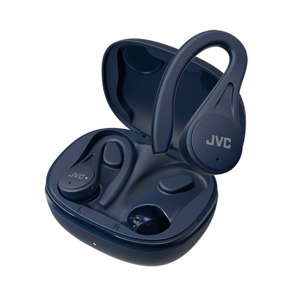 Auriculares Bluetooth JVC HA-EC25T con estuche de carga/ Autonomía 7.5h/ Azules