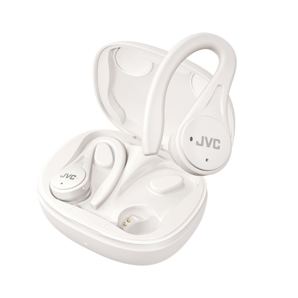 Auriculares Bluetooth JVC HA-EC25T con estuche de carga/ Autonomía 7.5h/ Blancos