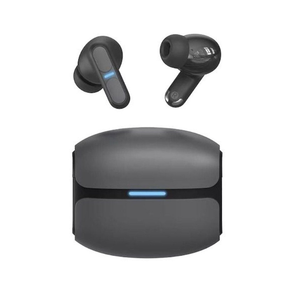 Auriculares Bluetooth Leotec TWS Gaming Nebula Fit con estuche de carga/ Autonomía 7.5h/ Negros