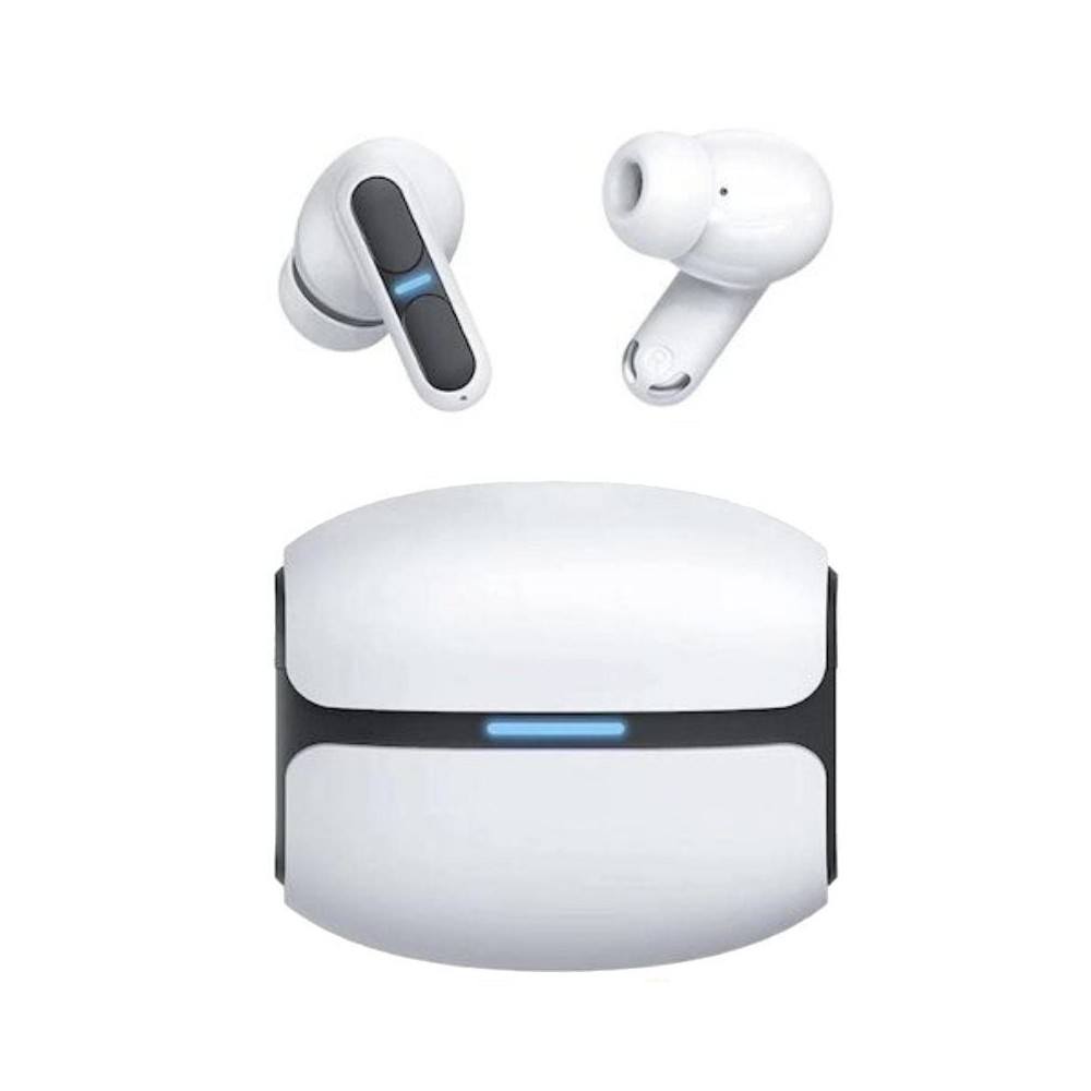Auriculares Bluetooth Leotec TWS Gaming Nebula Fit con estuche de carga/ Autonomía 7.5h/ Blancos