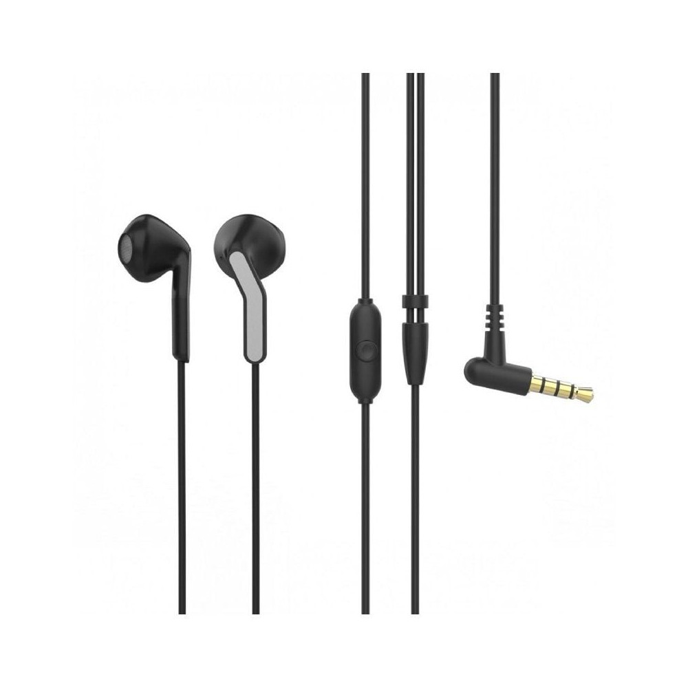 Auriculares Intrauditivos Muvit For Change MCHPH0001/ con Micrófono/ Jack 3.5/ Negros