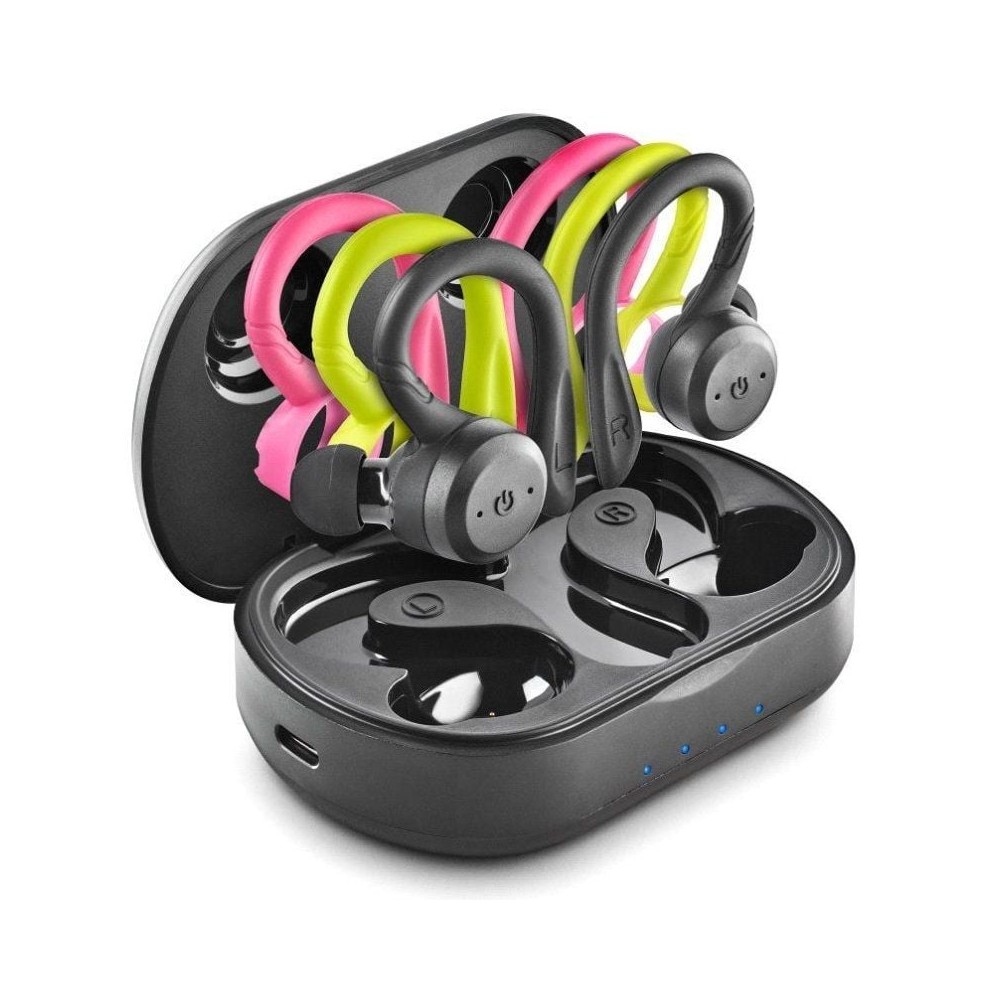 Auriculares Deportivos Bluetooth NGS Ártica Jogger con estuche de carga/ Autonomía 10h/ Negros