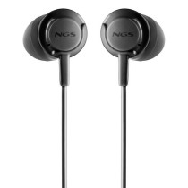 Auriculares Intrauditivos NGS Cross Drift/ con Micrófono/ Jack 3.5/ Negros