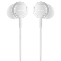 Auriculares Intrauditivos NGS Cross Drift/ con Micrófono/ Jack 3.5/ Blancos