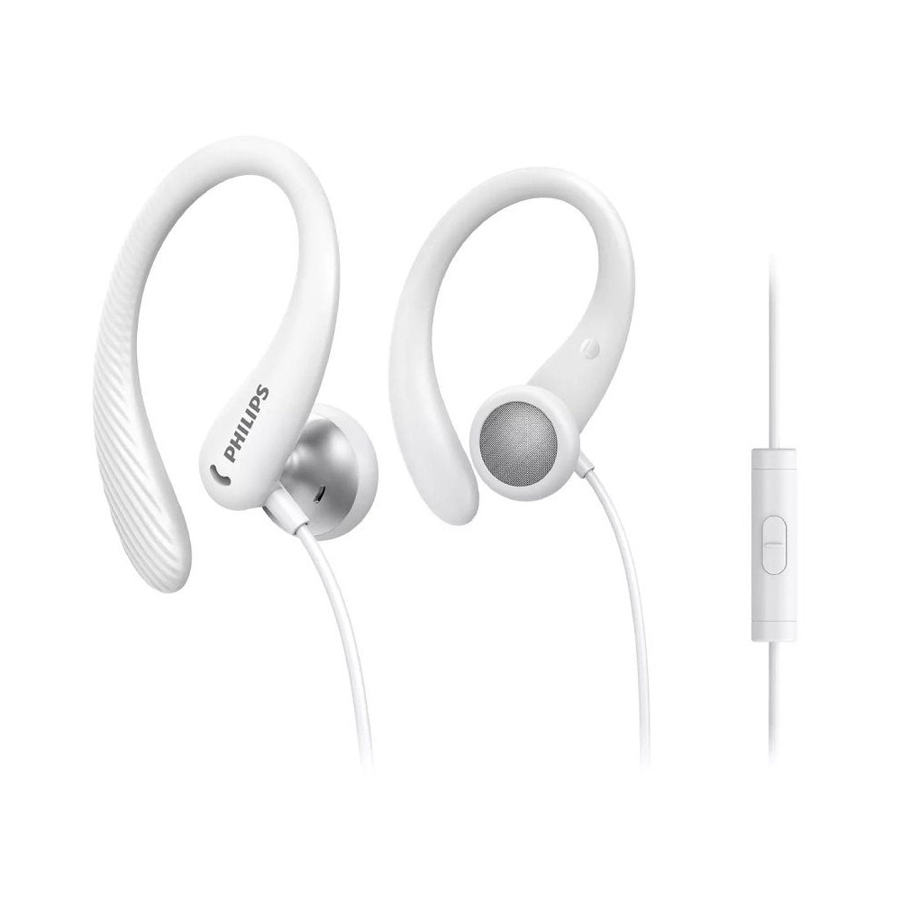 Auriculares Deportivos Philips TAA1105WT/ con Micrófono/ Jack 3.5/ Blancos