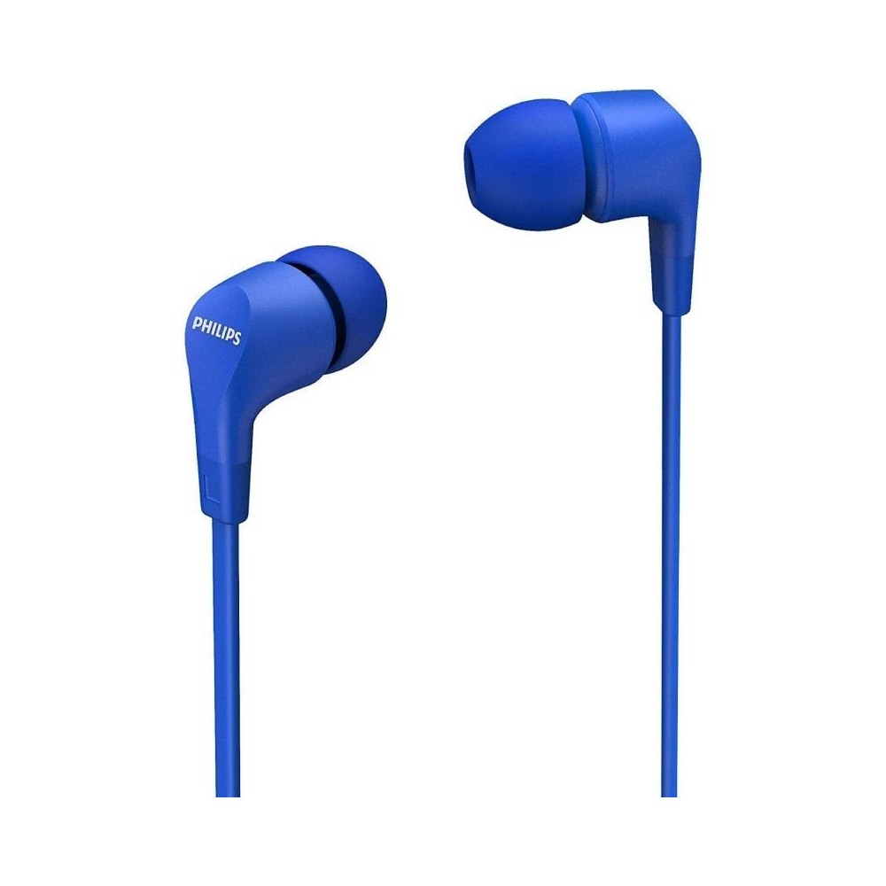 Auriculares Intrauditivos Philips TAE1105BL/ con Micrófono/ Jack 3.5/ Azules