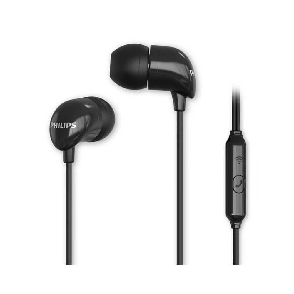 Auriculares Intrauditivos Philips TAE1126BK/ con Micrófono/ Jack 3.5/ Negros