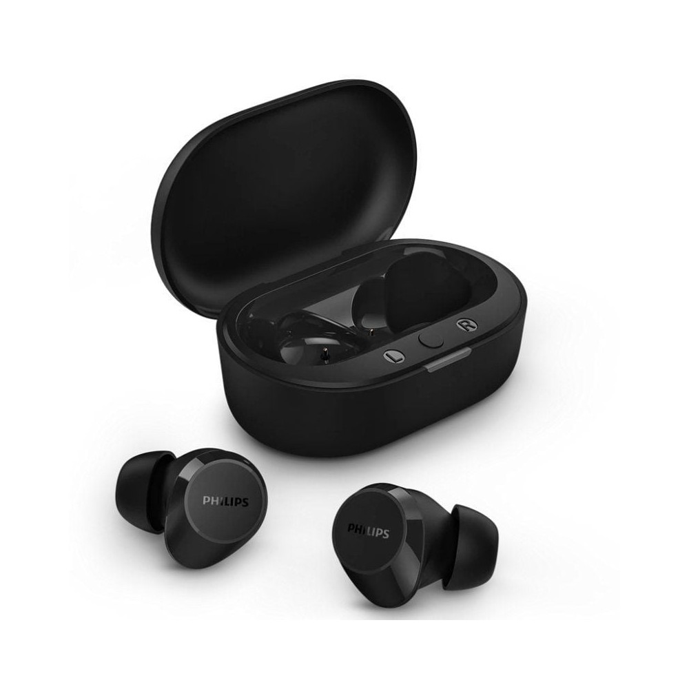 Auriculares Bluetooth Philips TAT1209 con estuche de carga/ Autonomía 6h/ Negros