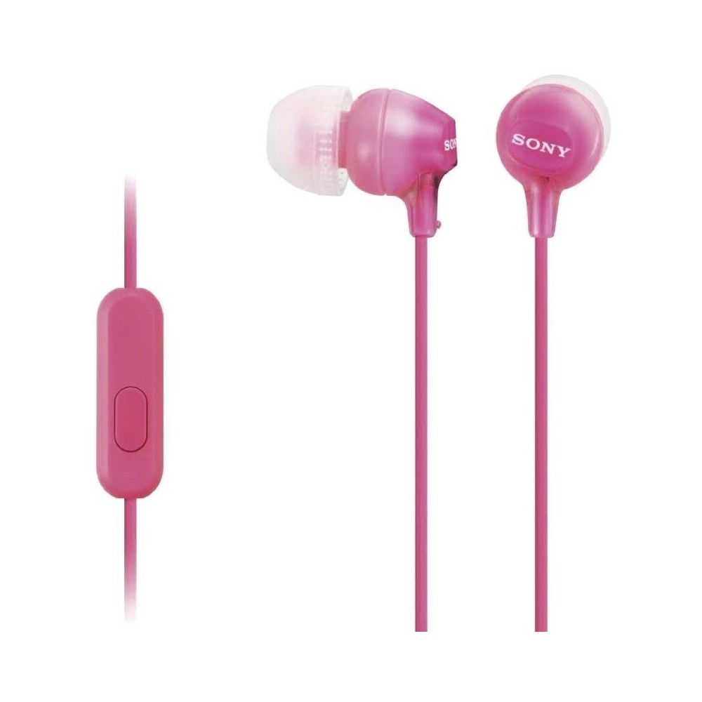 Auriculares Intrauditivos Sony MDR-EX15APPI/ con Micrófono/ Jack 3.5/ Rosas