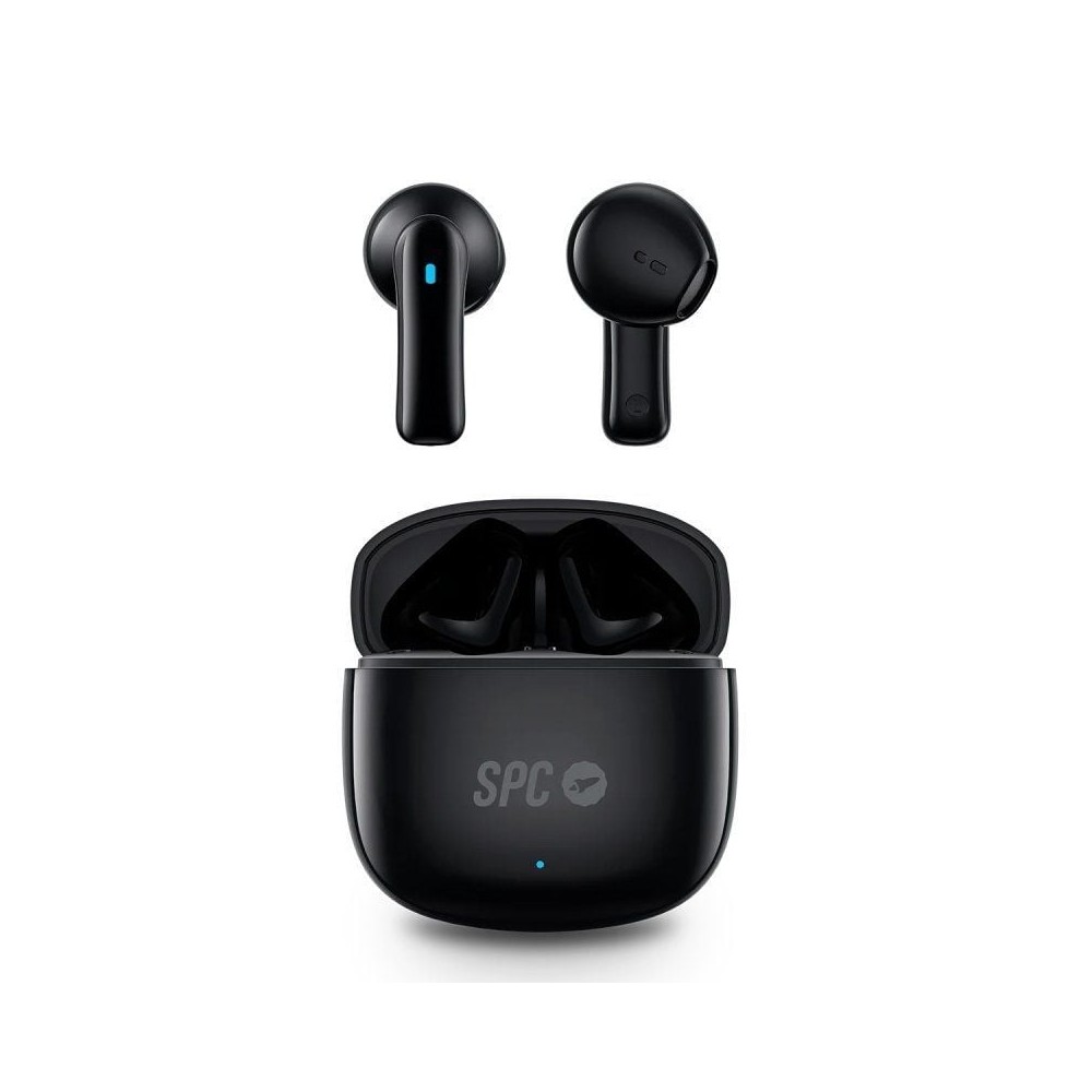 Auriculares Bluetooth SPC Zion 2 Play con estuche de carga/ Autonomía 7h/ Negros