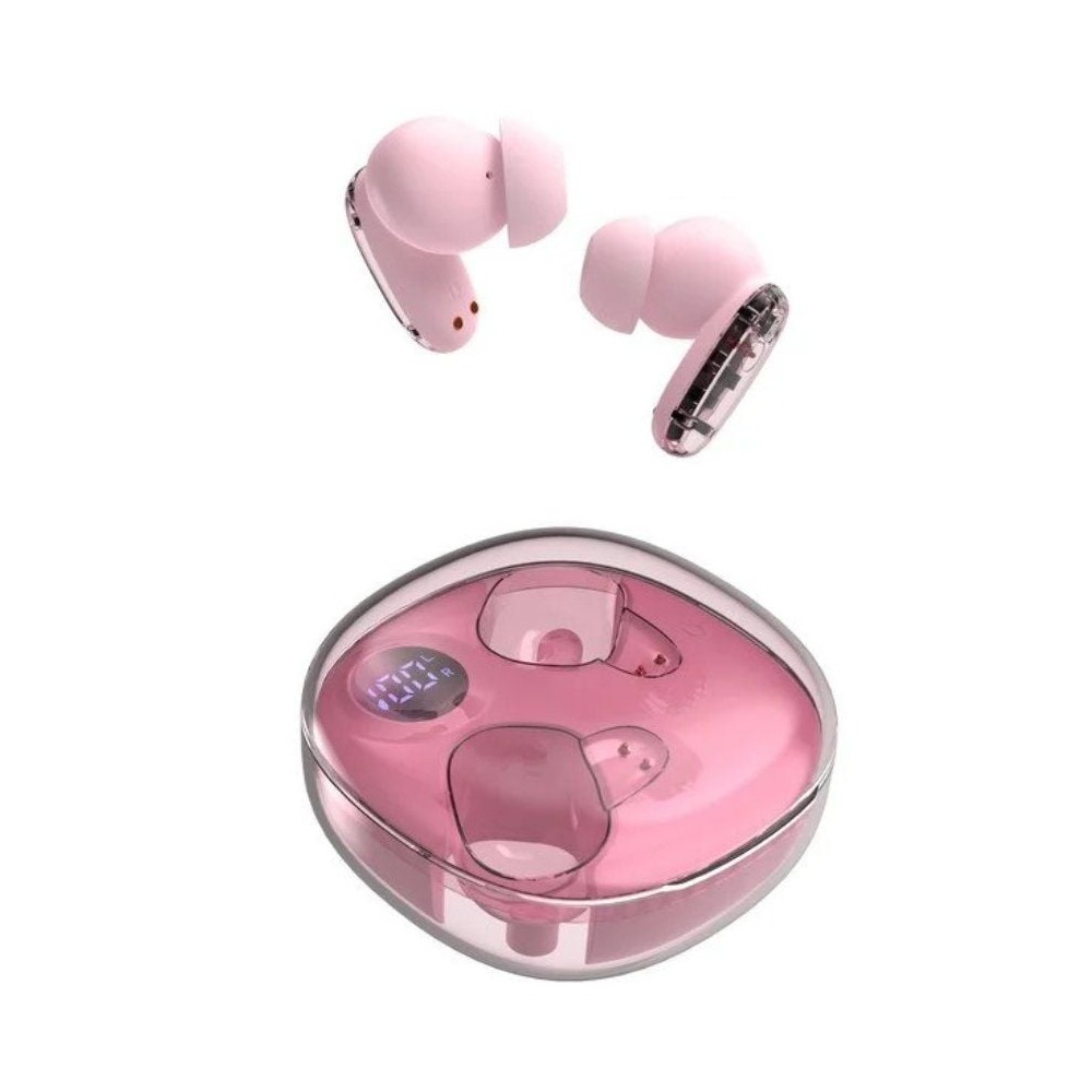 Auriculares Bluetooth Mars Gaming MHIB2 con estuche de carga/ Autonomía 7h/ Rosa