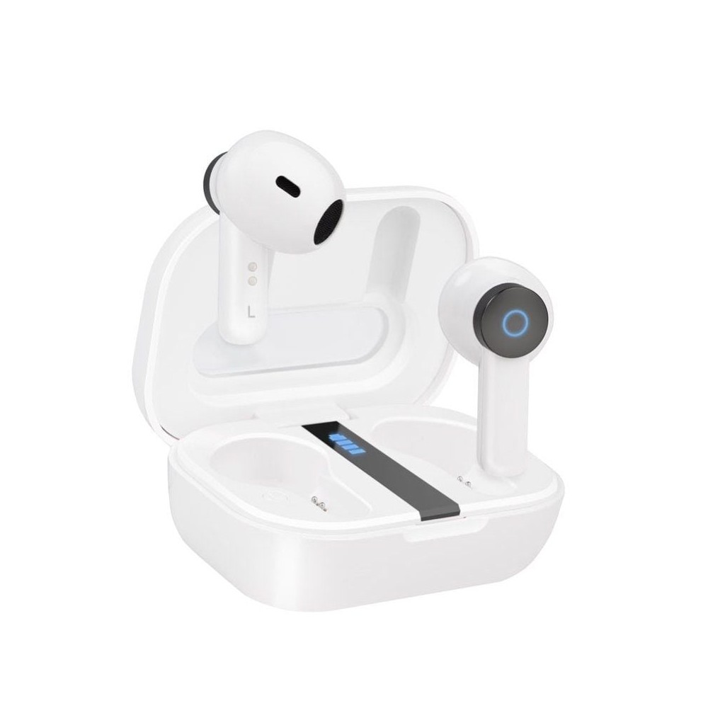 Auriculares Bluetooth TooQ Bender TQBWH-0031W con estuche de carga/ Autonomía 4h/ Blancos
