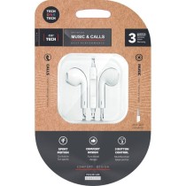 Auriculares Intrauditivos Tech One Tech earTECH TEC1001/ con Micrófono/ Jack 3.5/ Blancos