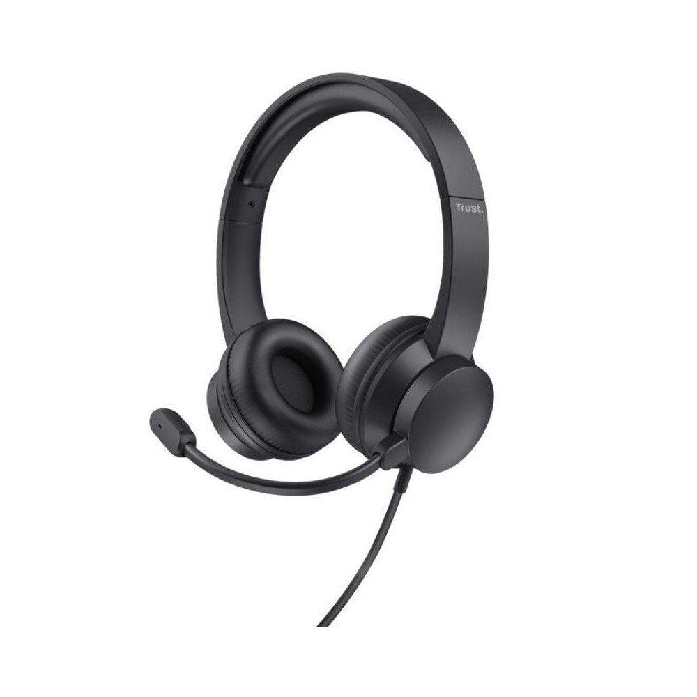 Auriculares Trust Ayda/ con Micrófono/ Jack 3.5/ Negros