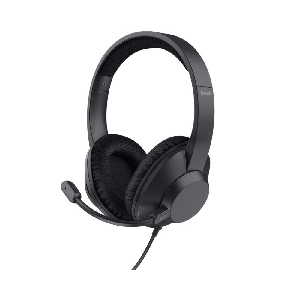 Auriculares Trust Ayda Max USB-ENC/ con Micrófono/ USB/ Negros