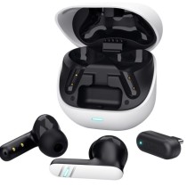 Auriculares Bluetooth Trust GXT 409 Oxxie 25478 con estuche de carga/ Autonomía 7h/ Blanco y Negro | TRUST GAMING