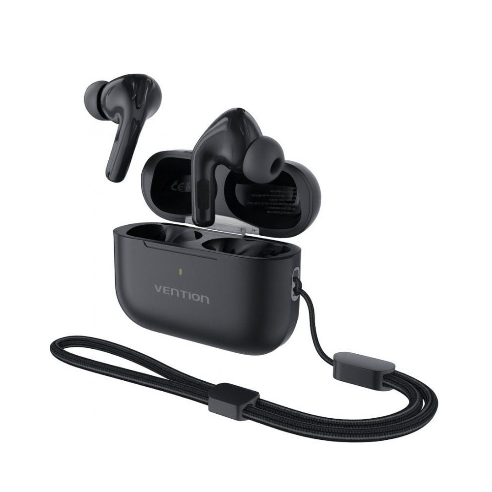 Auriculares Bluetooth Vention Echo Lite E11 Pro con estuche de carga/ Negros