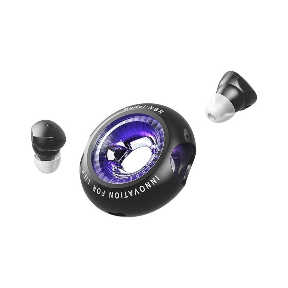 Auriculares Bluetooth Vention NBRB0 con estuche de carga/ Autonomía 6h/ Negros