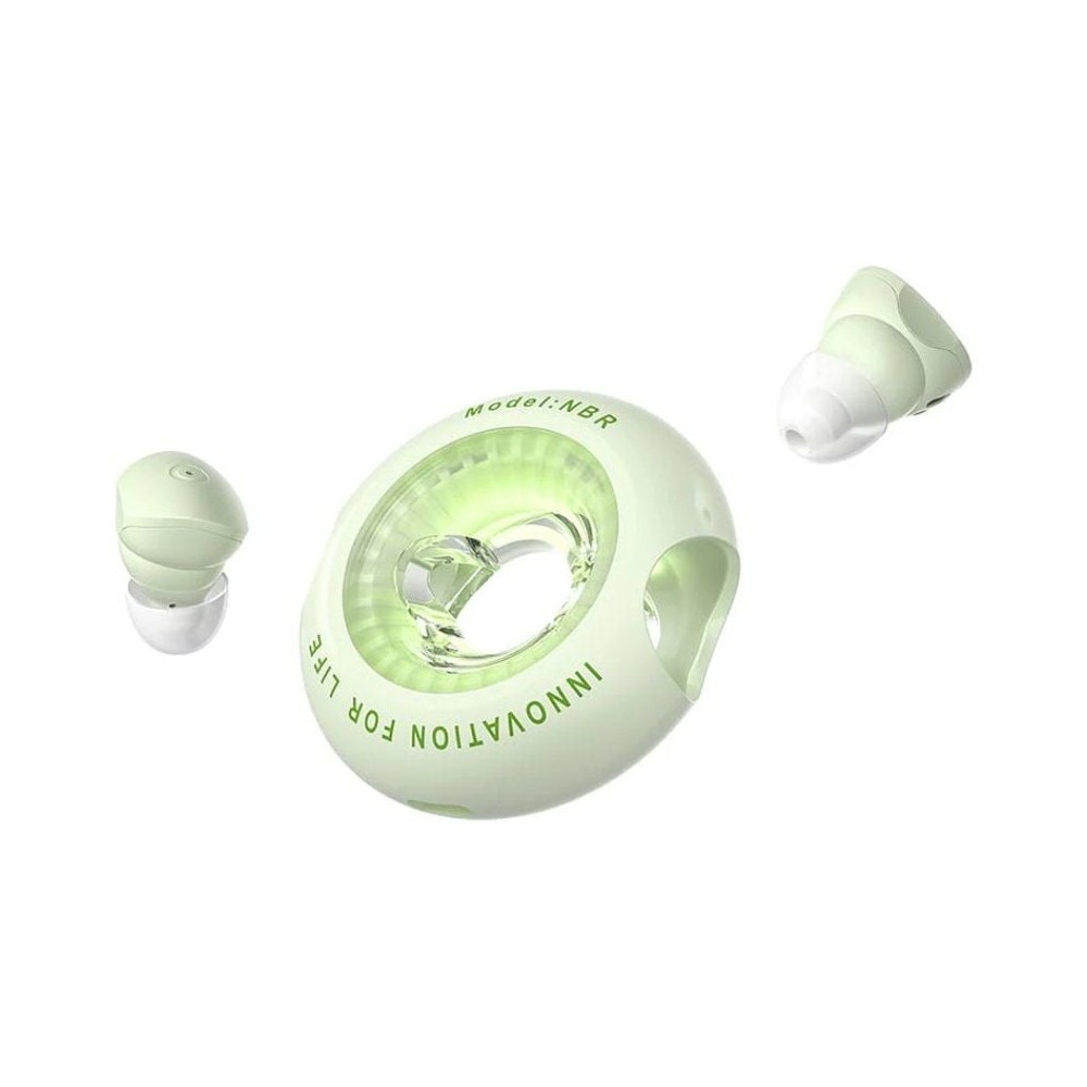 Auriculares Bluetooth Vention NBRG0 con estuche de carga/ Autonomía 6h/ Verdes