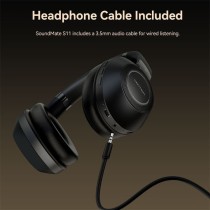 Auriculares Inalámbricos Vention SoundMate S11 NBBB0/ con Micrófono/ Bluetooth/ Negros