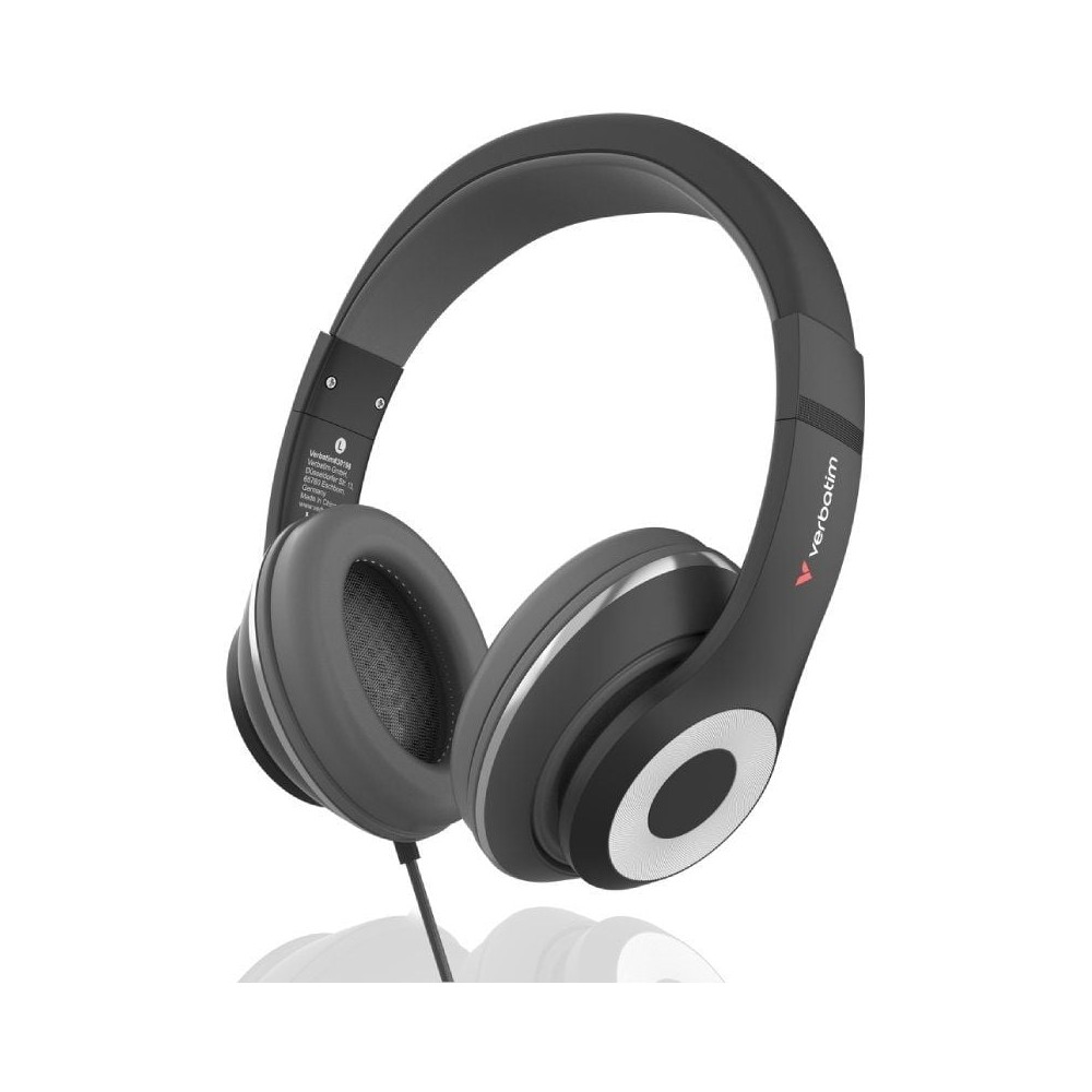 Auriculares Verbatim TruSound/ con Micrófono/ USB Tipo-C/ Negros