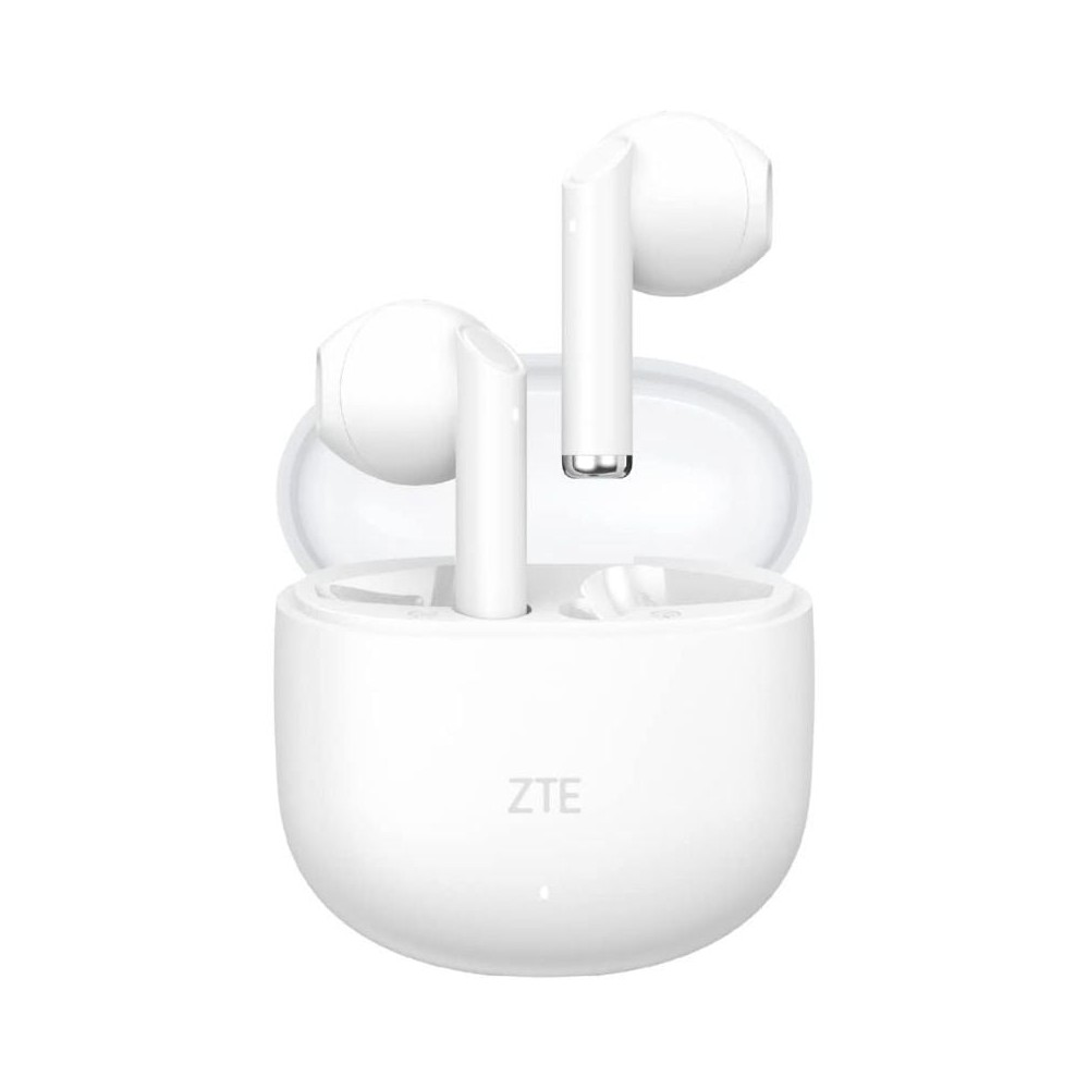 Auriculares Bluetooth ZTE Buds 2 con estuche de carga/ Autonomía 5h/ Blancos