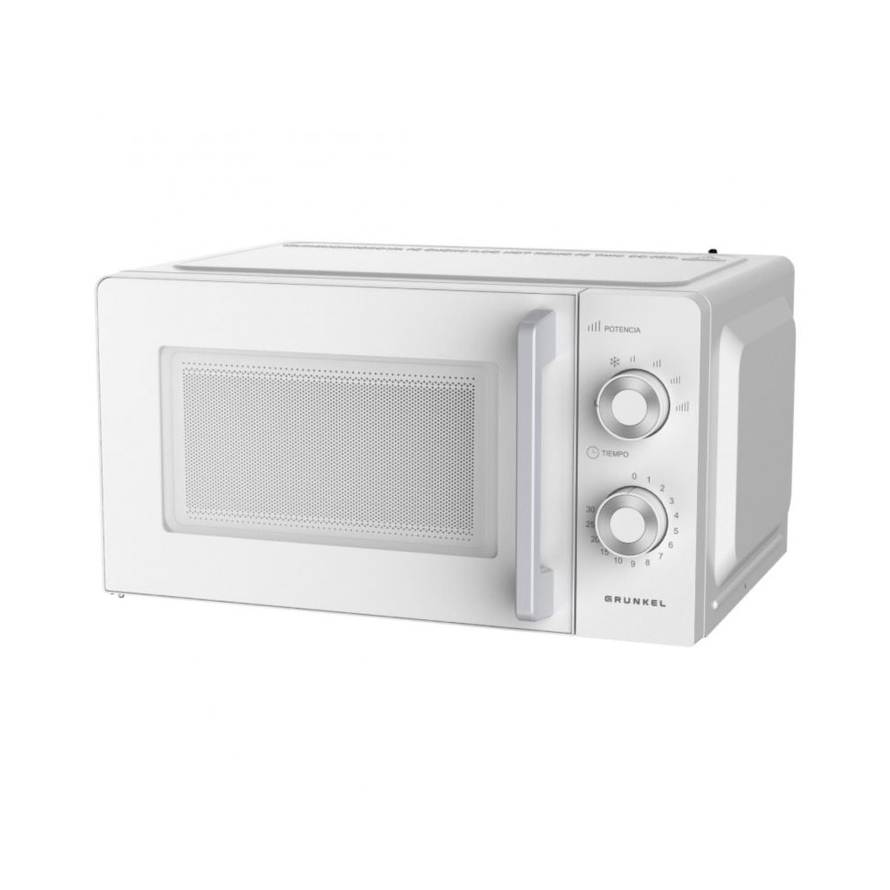 Microondas Grunkel MW-20MG/ 700W/ Capacidad 20L/ Blanco