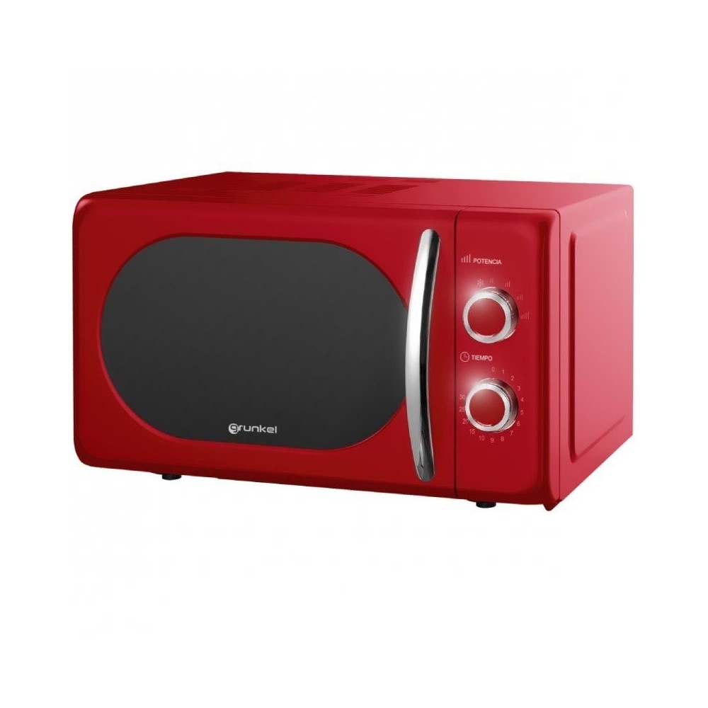 Microondas Grunkel Vintage MW-20ROJO/ 700W/ Capacidad 20L/ Rojo