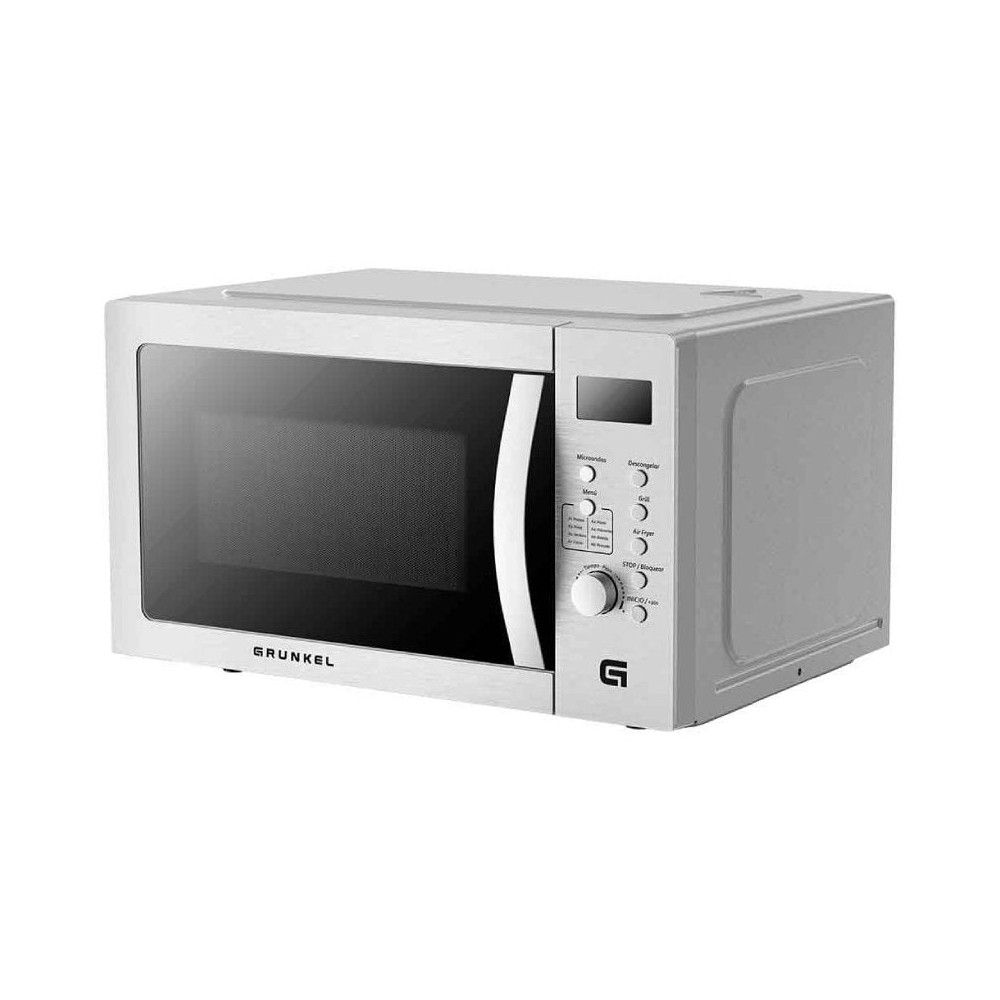 Microondas Grunkel MW-28AIRFRYER/ 900W/ Capacidad 28L/ Función Grill/ Función Airfryer/ Plateado