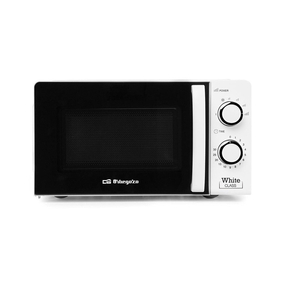 Microondas Orbegozo MI 2115/ 700W/ Capacidad 20L/ Blanco