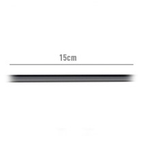 Cable USB 2.0 Aisens A107-0059/ USB Tipo-C Macho - USB Hembra/ 480Mbps/ 15cm/ Negro