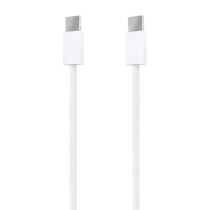 Cable USB 2.0 Tipo-C Aisens A107-0855/ USB Tipo-C Macho - USB Macho/ Hasta 60W/ 480Mbps/ 1m/ Blanco