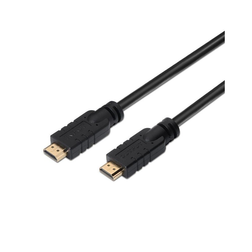Cable HDMI Aisens 1.4 A119-0103/ HDMI Macho - HDMI Macho/ 15m/ Negro