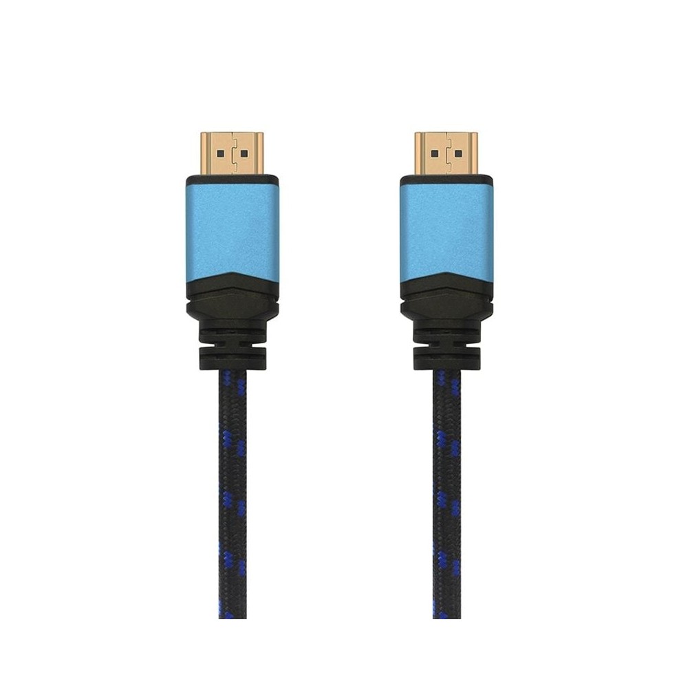Cable HDMI 2.0 4K Aisens A120-0359/ HDMI Macho - HDMI Macho/ 5m/ Negro y Azul
