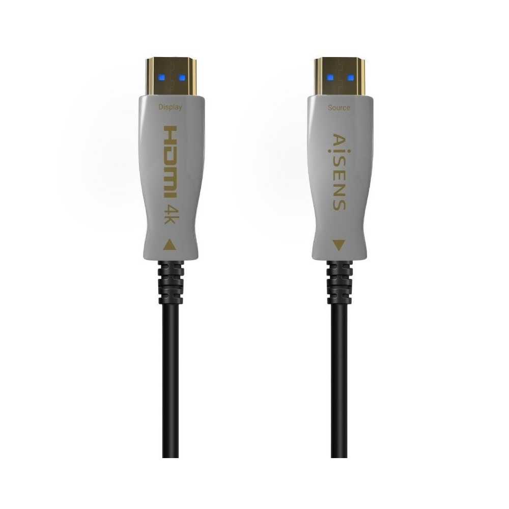 Cable HDMI 2.0 AOC 4K Aisens A148-0698/ HDMI Macho - HDMI Macho/ 100m/ Negro