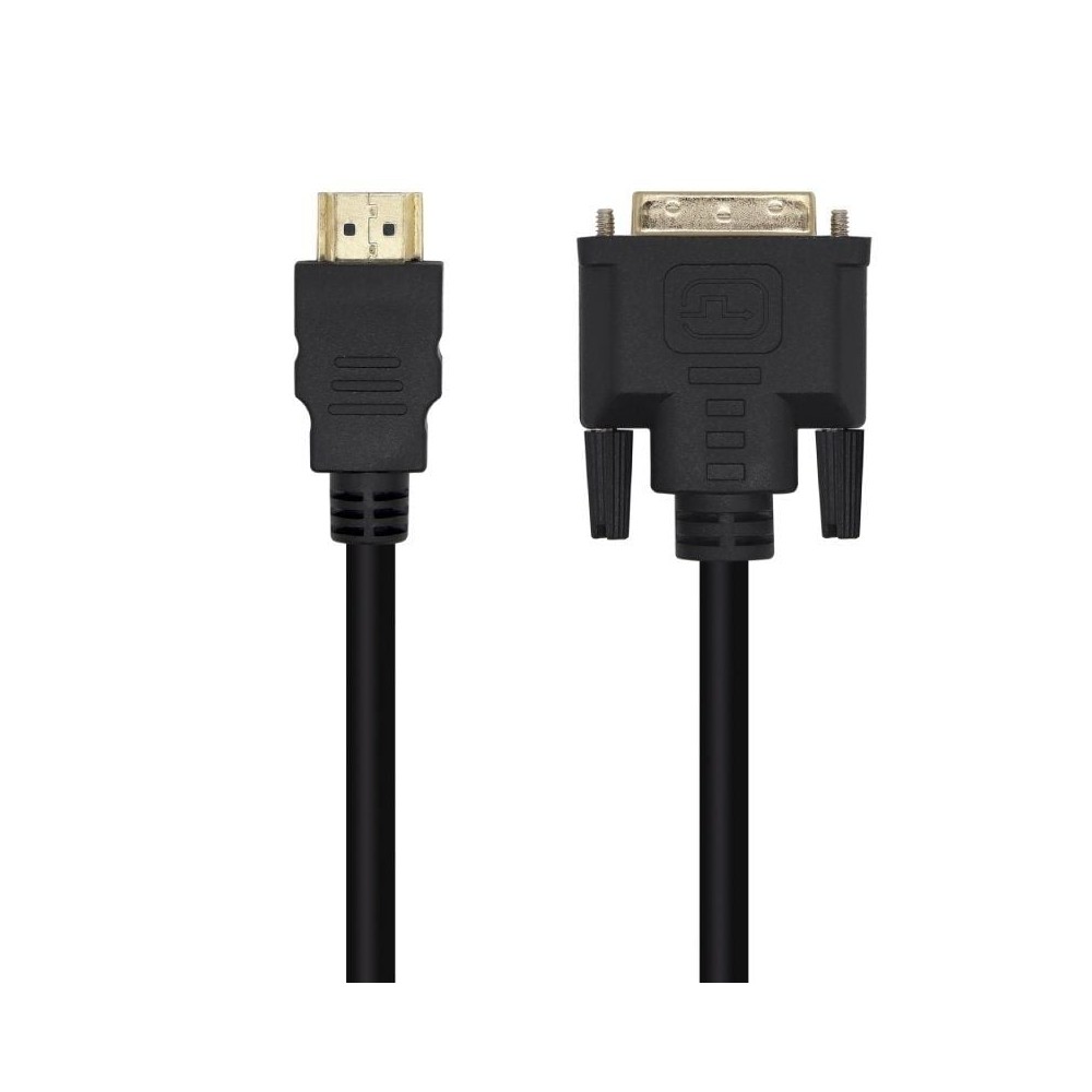 Cable HDMI Aisens A117-0451/ DVI Macho - HDMI Macho/ 3m/ Negro