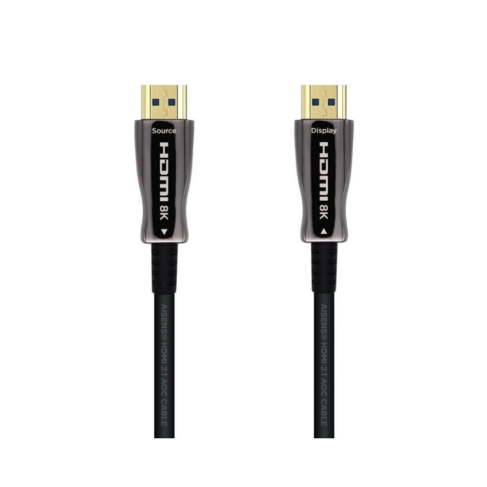Cable HDMI 2.1 AOC 8K Aisens A153-0517/ HDMI Macho - HDMI Macho/ 20m/ Negro